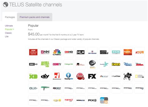 does Telus offer satellite tv